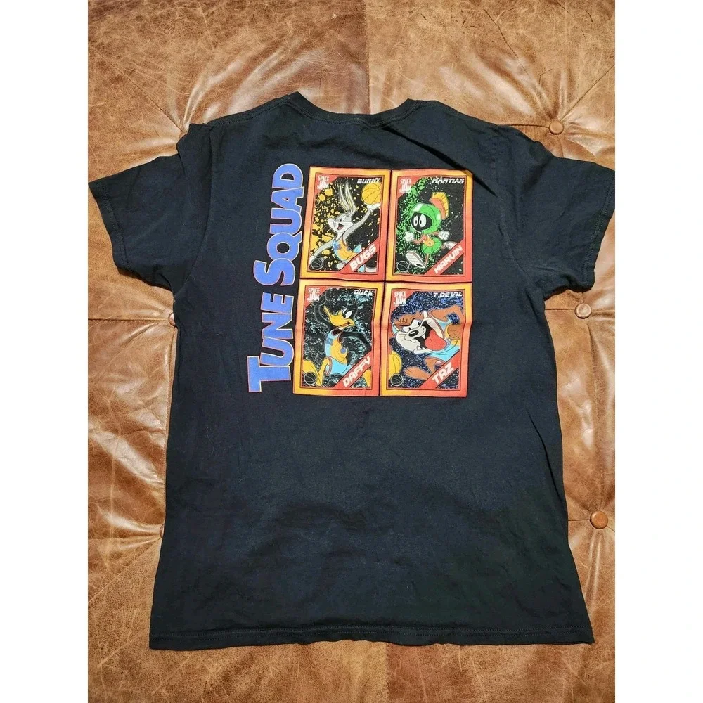 SPACE JAM A New Legacy Shirt Adult Mens M Black Looney Tunes Tunesquad Logo - Picture 1 of 3